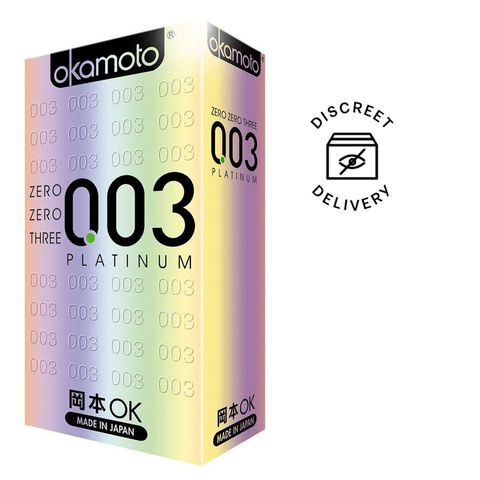 Okamoto 003 Platinum Condoms 10s