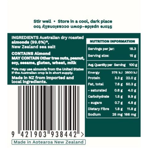 Fix & Fogg Crunchy Almond Butter 275g
