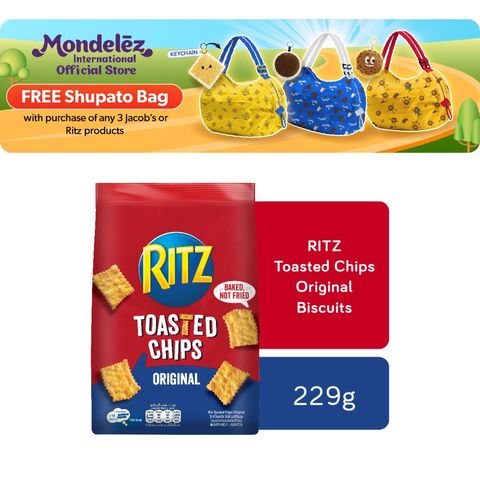 Ritz Toasted Chips Original Biscuits 229g