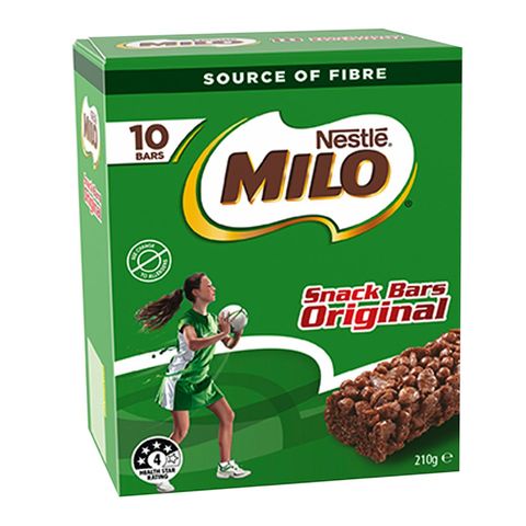 Milo Snack Original Cereal Bars 10 x 21g