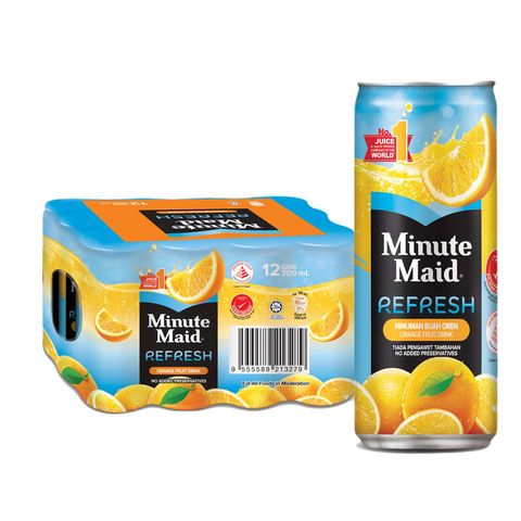 Minute Maid Refresh Orange 12 x 300ml (Carton)