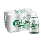 Carlsberg Smooth Draught  Beer Can 6s x 320ml