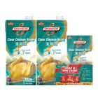 Swanson Clear Chicken Broth Chinese New Year Value Pack (Free 500ml) 2 x 1L