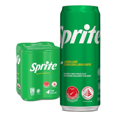 Sprite Cans 4s x 320ml