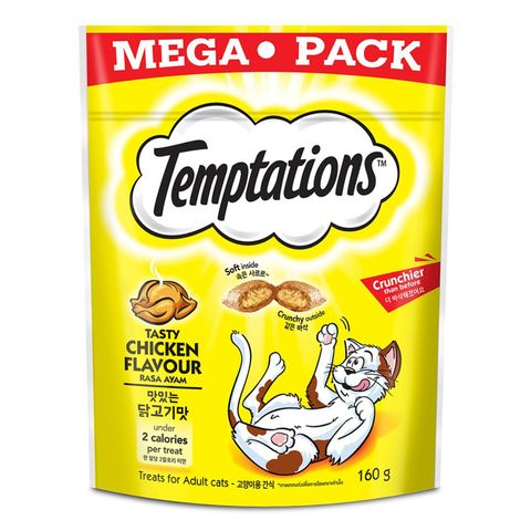 Temptations Tasty Chicken Adult Cats Treats 160g
