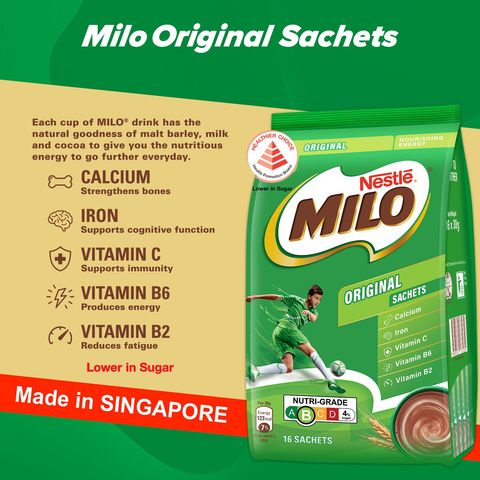 Milo Original Sachets 16pcs x 30g