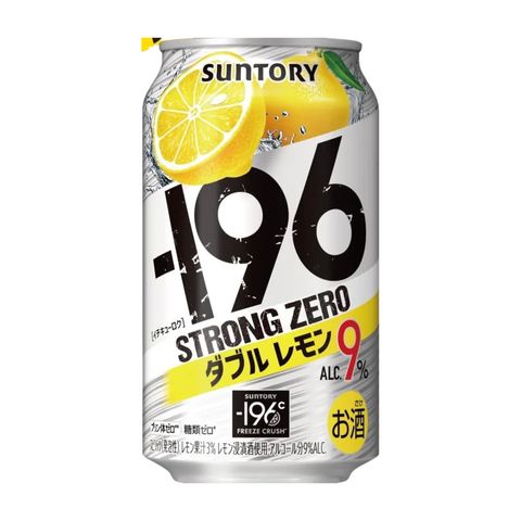 Suntory - 196 Strong Zero Double Lemon 350ml