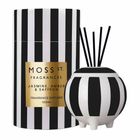 Moss St. Fragrances Ceramics Signature Stripes Jasmine, Amber & Saffron Diffuser 100ml