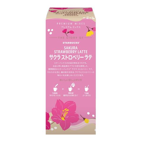 Starbucks Premium Mixes Sakura Strawberry Latte 4 x 24g