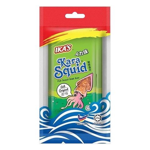 Ika's Kara Squid Snack Original 6 x 5g