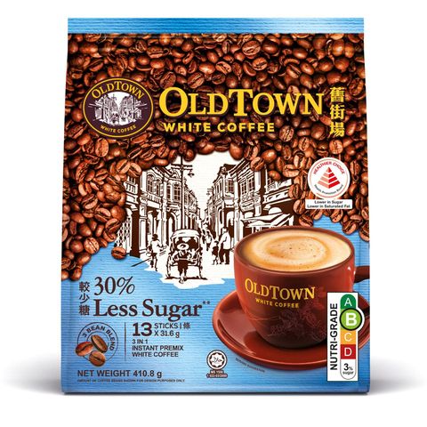 Oldtown White Coffee 3 in 1 Less Sugar 13 x 31.6g