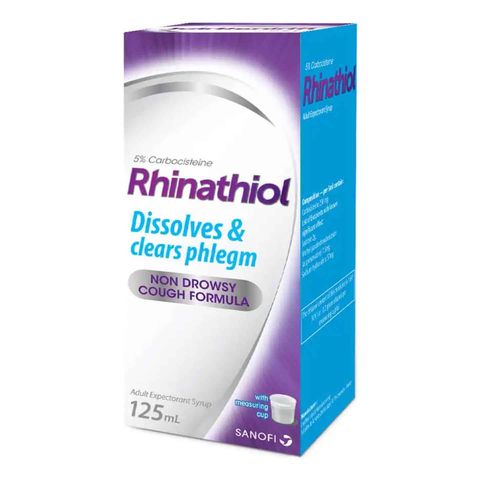 Rhinathiol Adult Cough Syrup Non Drowsy 125ml