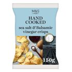 Sea Salt & Balsamic Vinegar Hand Cooked Crisps 150g (722810)