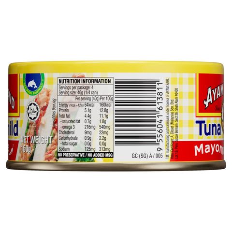 Ayam Brand Deli Mayonnaise Tuna - Mild 160g