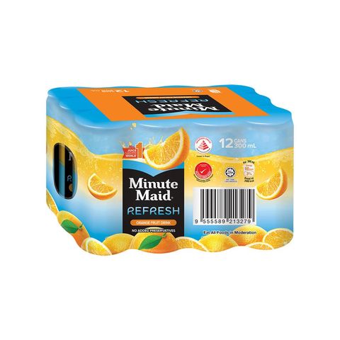 Minute Maid Refresh Orange 12 x 300ml (Carton)