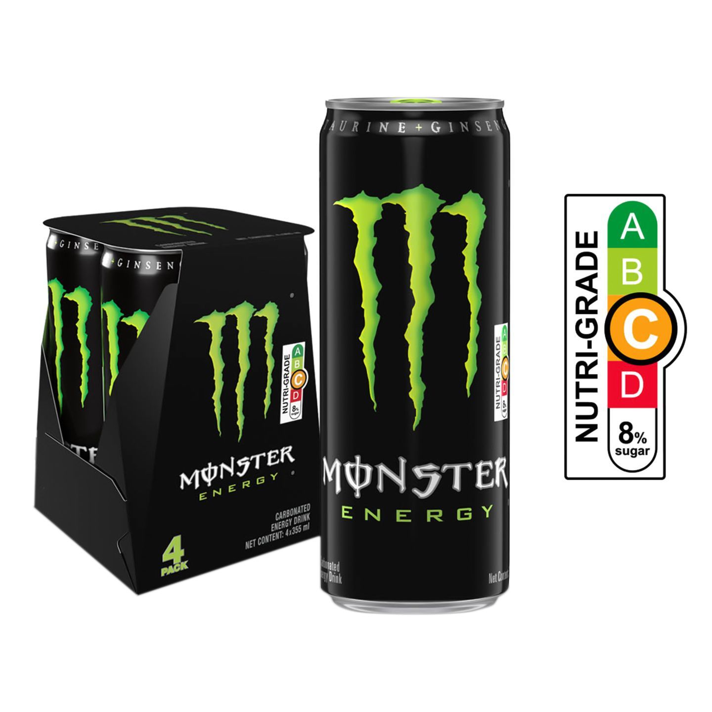 Order Monster Energy 4 x 355ml from pandamart XL