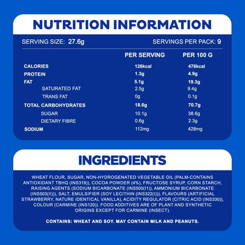 Oreo Strawberry Multipack Biscuits 248.4g