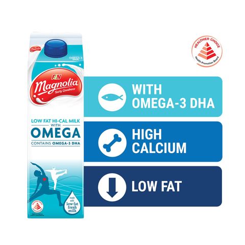 Magnolia Omega Plus Low Fat Hi Cal Milk 946ml