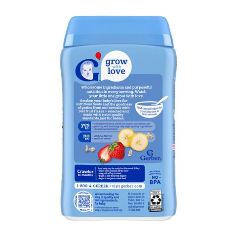Gerber Oatmeal Banana Strawberry Cereal (from 8 Months) 227g