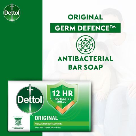 Dettol Original Body Bar Soap (Bundle of 5) 5 x 100g