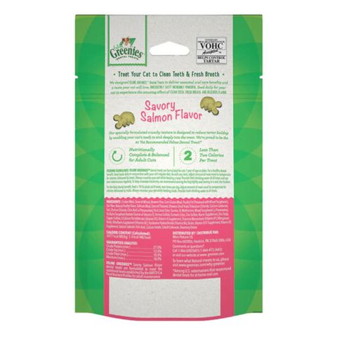 Greenies Feline Dental Treats Salmon 60g