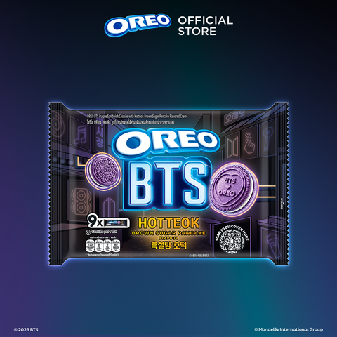 Oreo BTS Purple Sandwich Cookies with Hotteok Brown Sugar Pancake Flavored Creme 236.25g
