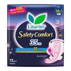 Laurier Safety Comfort Night Wing Sanitary Pads 35cm 12s