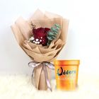 Flower Red Rose with Ice Cream (1 Stalk) 1 Bouquet - ICF2403FP