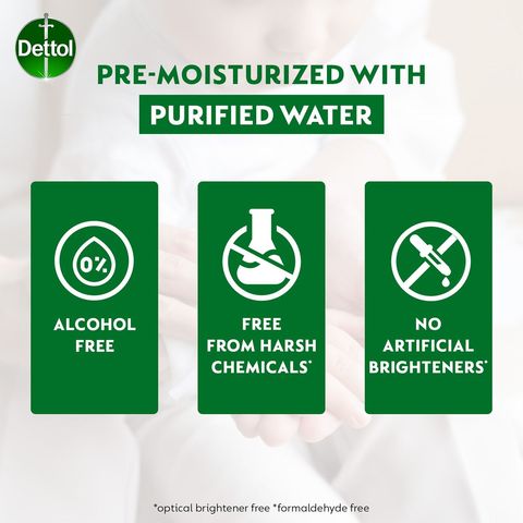 Dettol Sensitive Wet Wipes (Bundle of 3) 3 x 10 Pieces