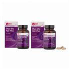 HST Shou Wu Hair Plus Twin Pack, 80 vegicaps x 2