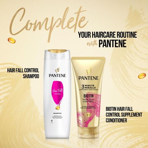 Pantene 3 Minute Miracle Supplement Conditioner Biotin Hair Fall Control 300ml