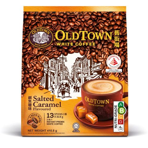 Oldtown White Coffee 3 in 1 Salted Caramel Flavoured 13 x 31.6g