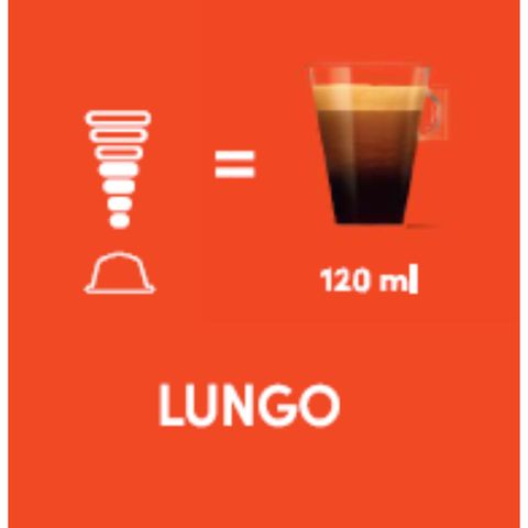 Nescafe Dolce Gusto Lungo Coffee Capsules 16 Servings 112g