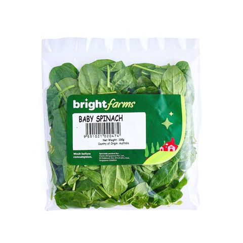 brightfarms Baby Spinach 100g