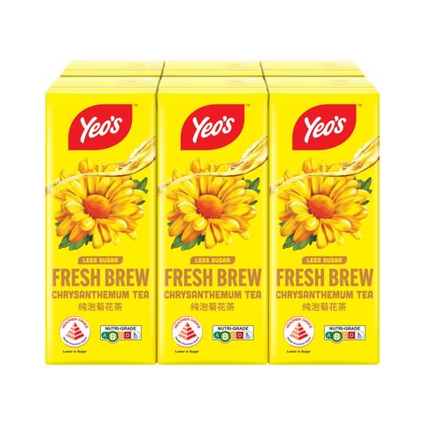 Yeo's Chrysanthemum Tea Packet Beverages 6 Pieces x 250ml