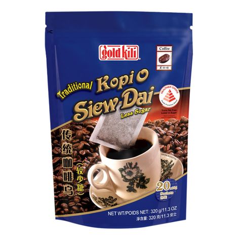 Gold Kili Traditional Kopi O Siew Dai 20 Sachets x 16g