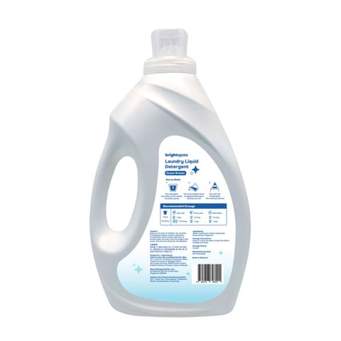 brightspots Laundry Liquid Detergent - Ocean Breeze 3kg