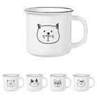 Miniso Cartoon Cat Mug Random Assorted (390ml) 1 Piece - 6931798825688