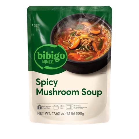 CJ Bibigo Spicy Mushroom Soup 500g