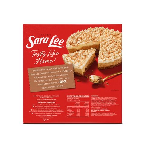 Sara Lee Creamy Tiramisu Cake 415g