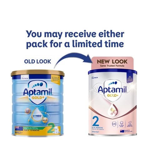 Aptamil Gold+ Stage 2 Follow on Milk Formula 900g
