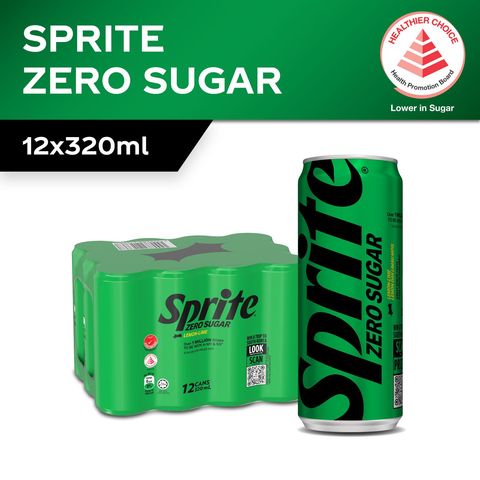 Sprite Zero Sugar 12 x 320ml (Carton)