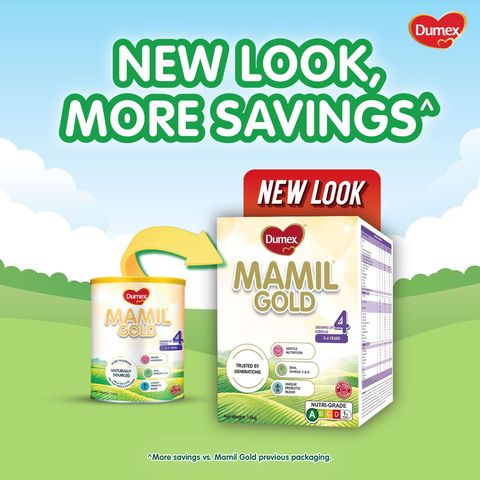 Dumex Mamil Gold Growing Up Milk Formula Stage 4 Box 1.6kg