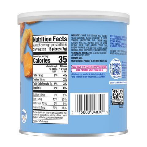 Gerber Lil' Crunchies Mild Cheddar (8+ Months) 42g