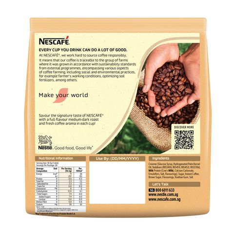 Nescafe Original 3-in-1 Brown Sugar 28 Sticks x 16.5g