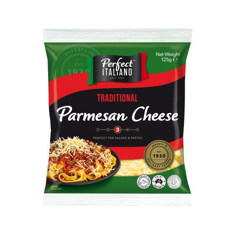 Perfect Italiano Parmesan Grated Cheese, 125g
