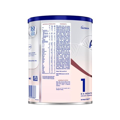 Aptamil Gold+ Stage 1 Infant Milk Formula 900g
