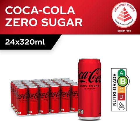 Coca-Cola Zero Sugar 24 x 320ml (Carton)