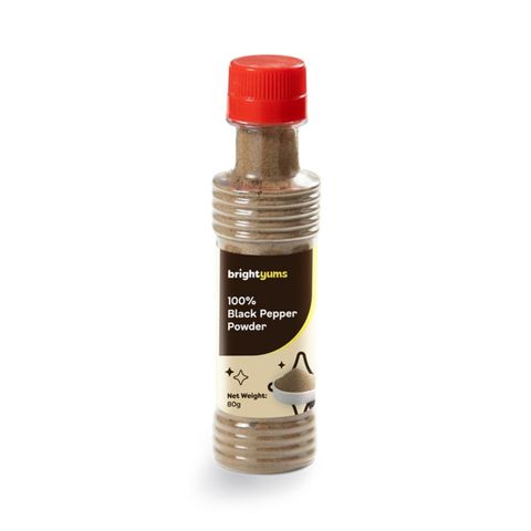brightyums 100% Black Pepper Powder 80g