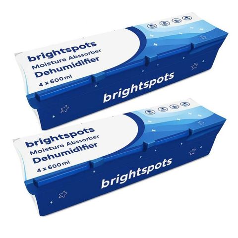 [Bundle of 2] brightspots Dehumidifier 4 x 600ml